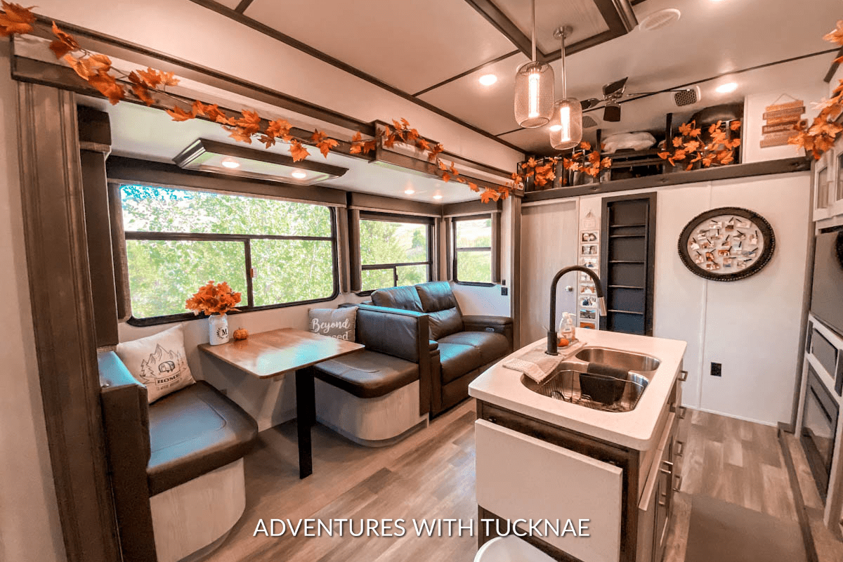 Fall RV Decor How to Decorate Your RV For Fall on a Budget Adventures with TuckNae