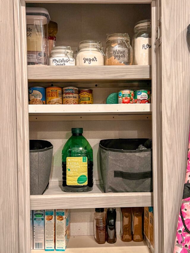 7 Practical RV Pantry Organization Tips and Ideas