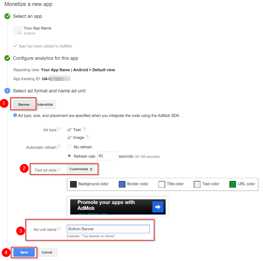 Which Google ID do I use for AdMob Ads? Advertise Me Mobile Applications