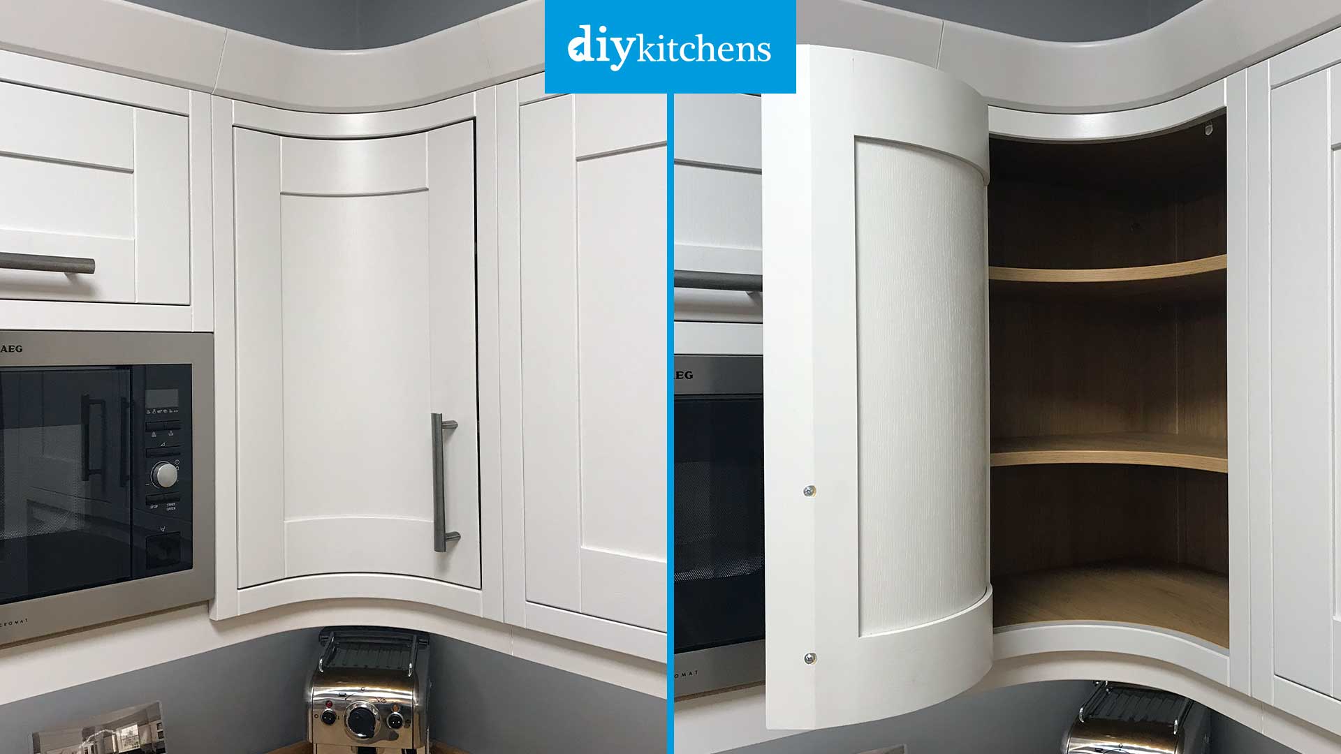 How to choose a corner wall unit DIY Kitchens Advice