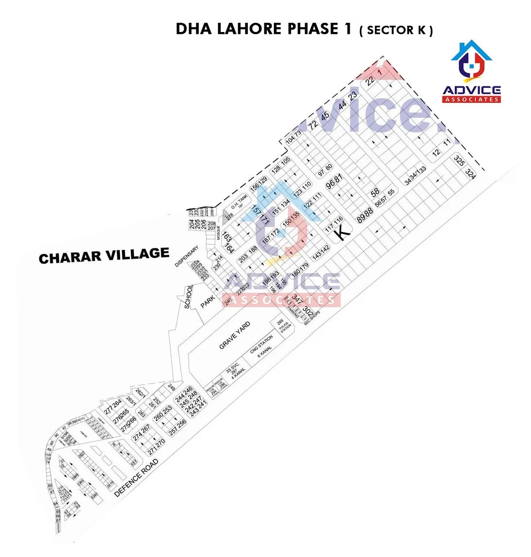 DHA Lahore Phase 1 sector K