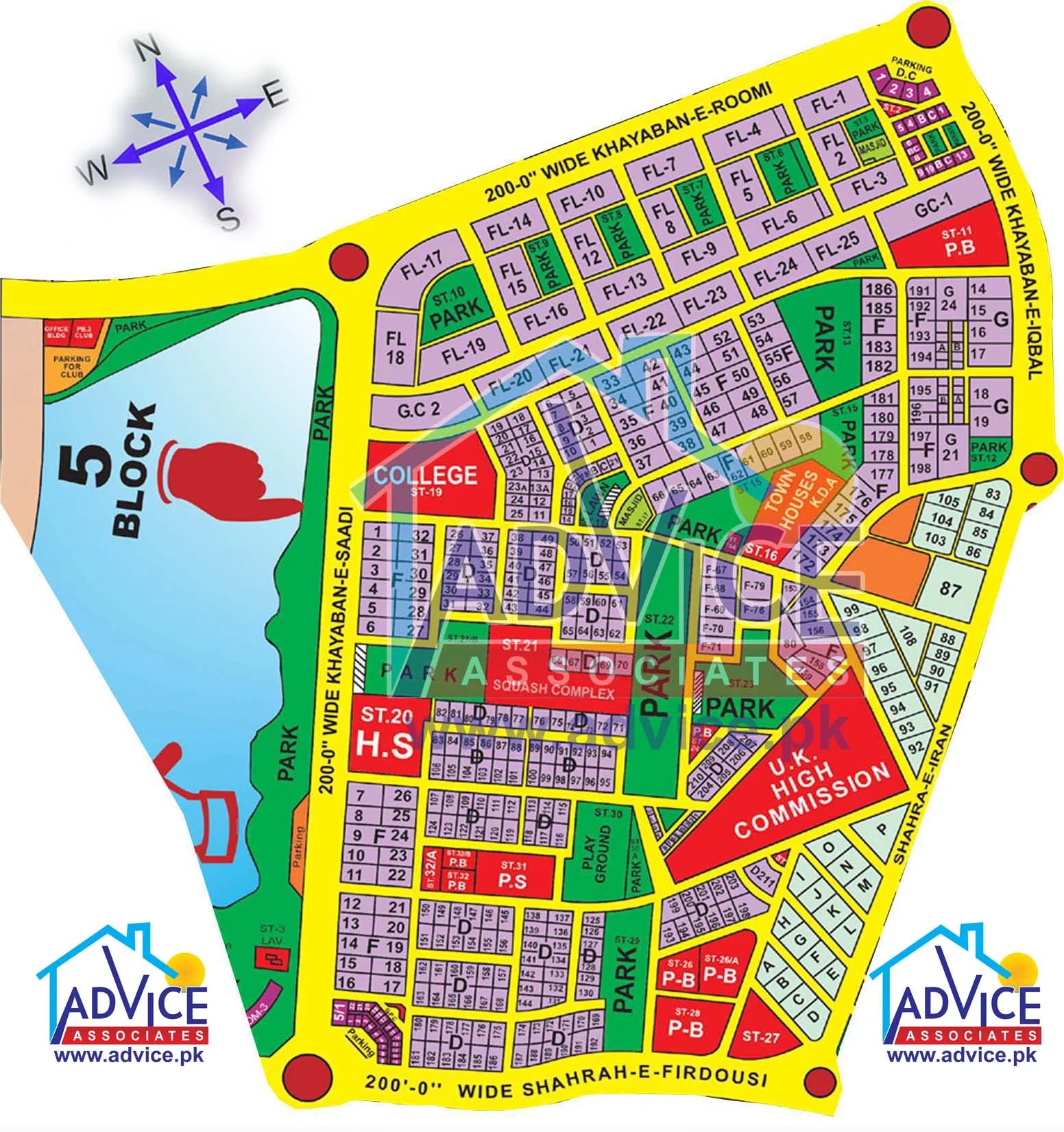 Clifton Karachi Map Bath Island Karachi map