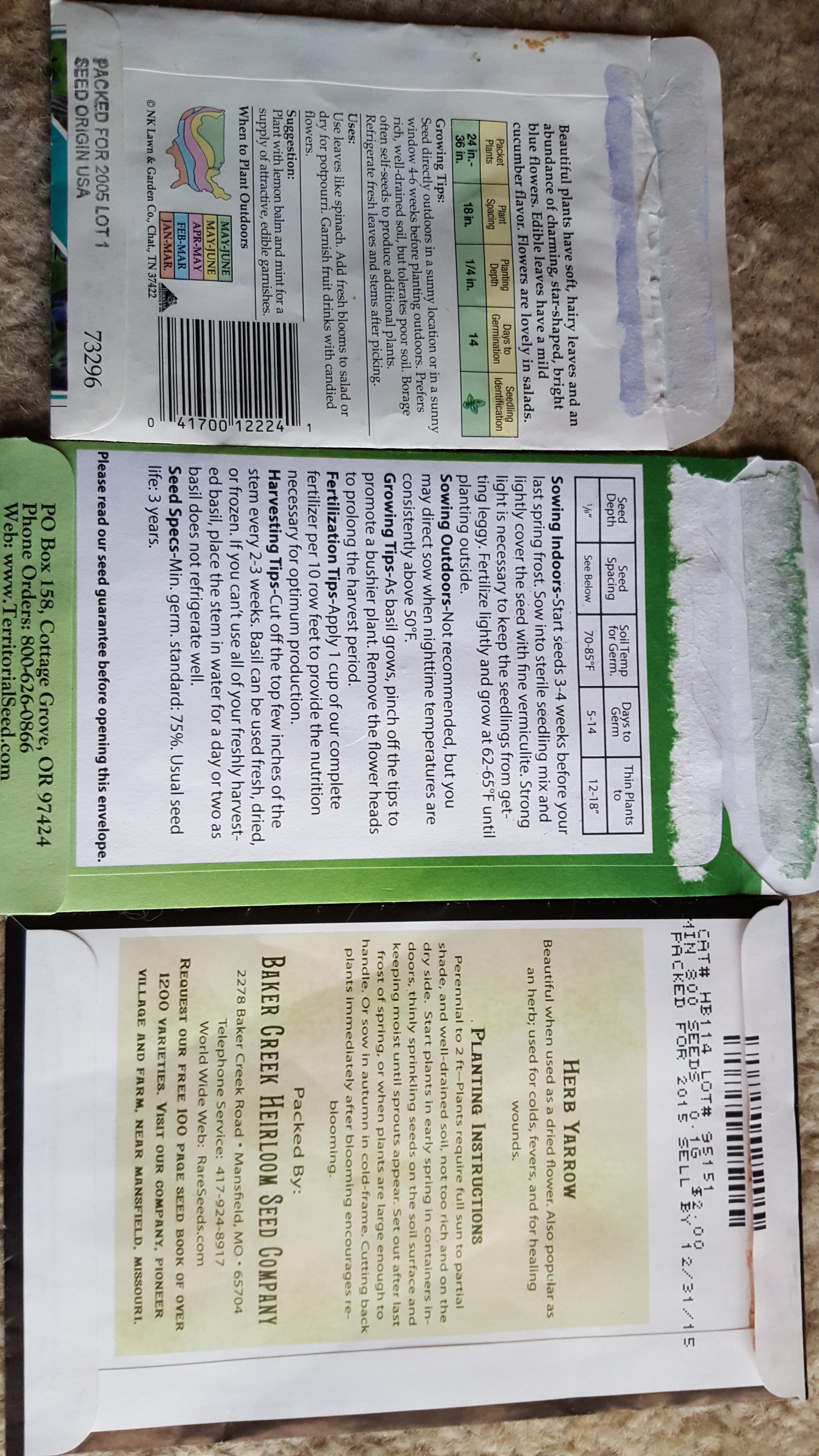 Growing Herbs From Seeds and Cuttings