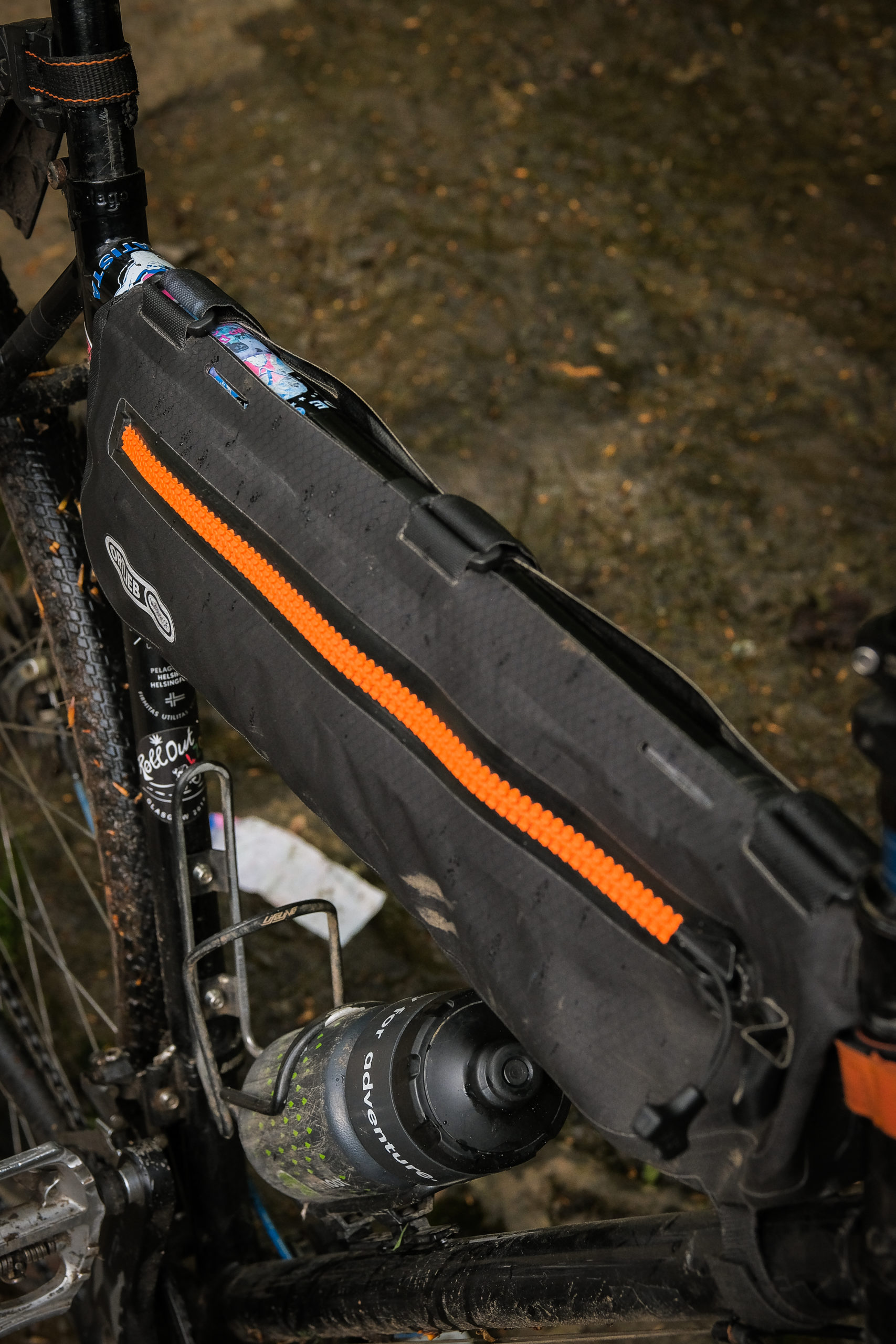 Ortlieb FramePack Toptube bags review zip vs roll closure ADVNTR.cc