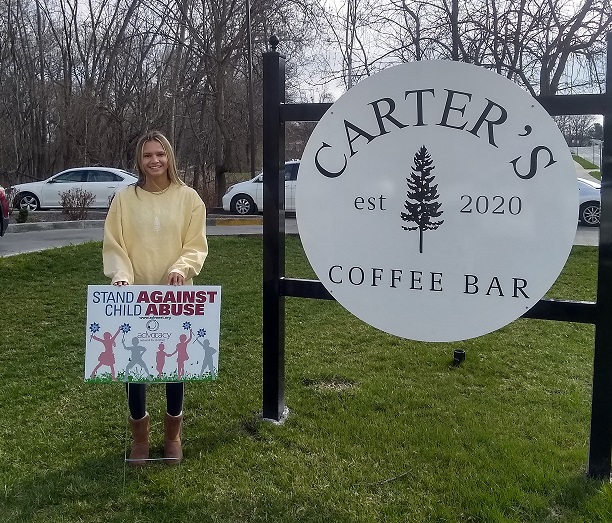 Carter’s Coffee Bar Stands Against Child Abuse! Advocacy Network