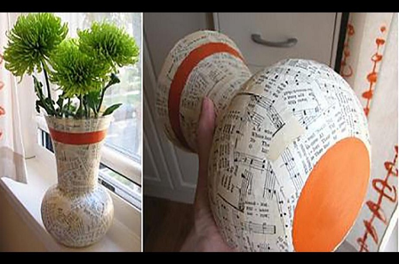 How to decorate walls with newspaper craft ideas and steps