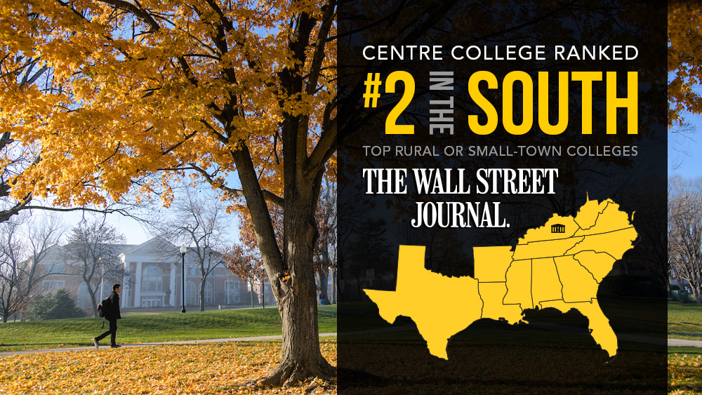 Centre College ranked 2 in the South in latest WSJ ranking