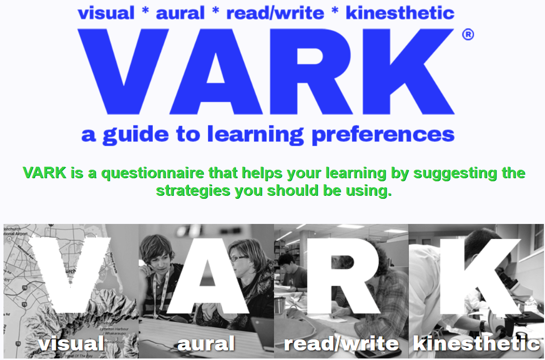 VARK A Guide to Learning Styles Moving Students Forward