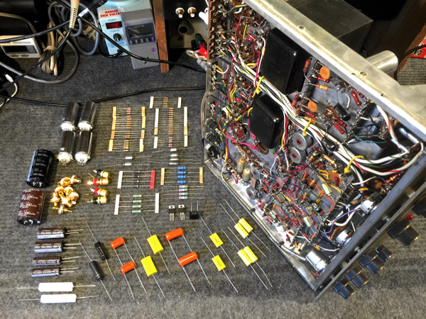 Expert stereo tube amplifier repair and restoration
