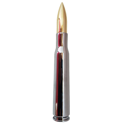 Polished Chrome 50 Caliber Bullet Ink Pen American Eagle Bullets