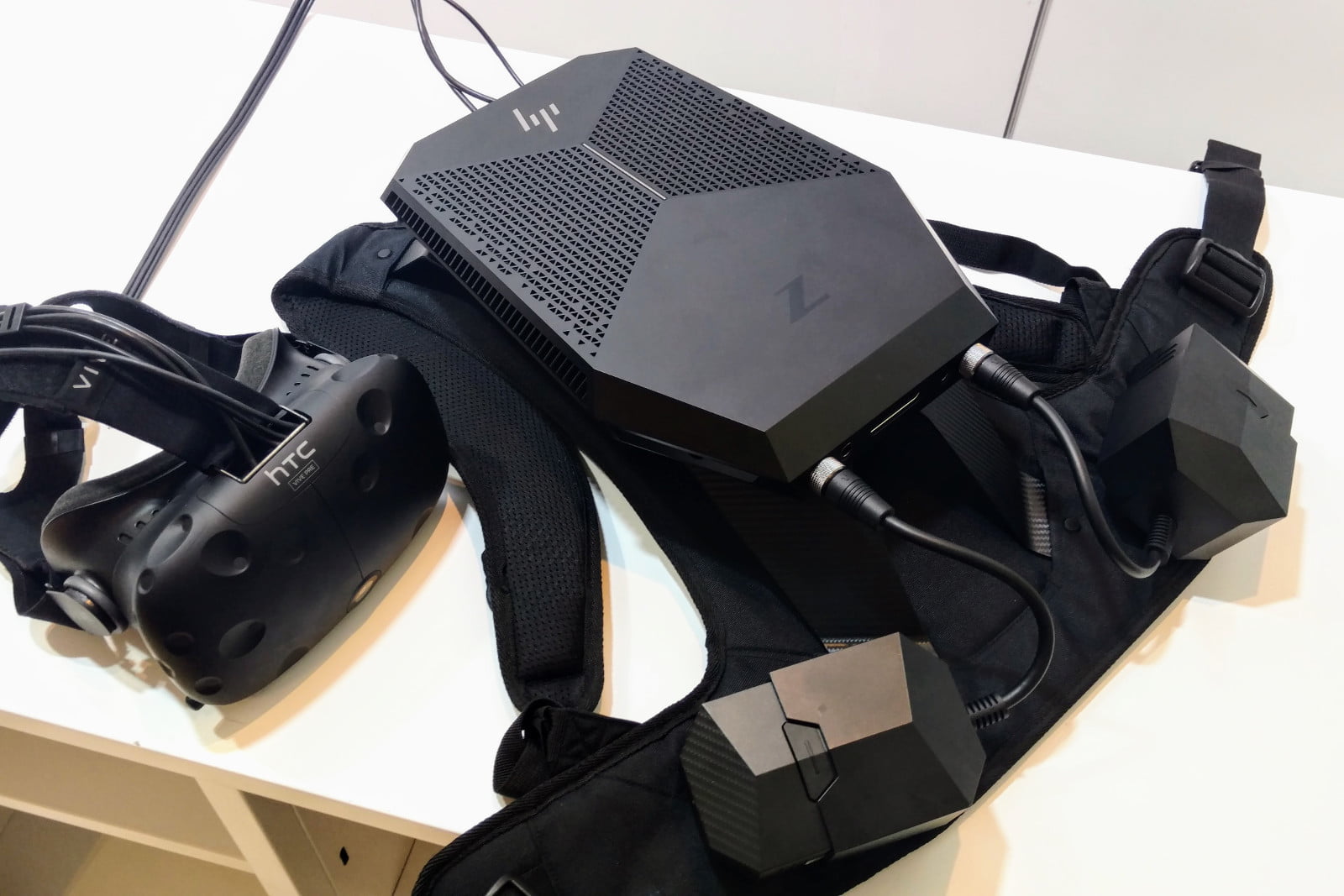 Handson with the new HP Z VR Backpack PC AEC Scene