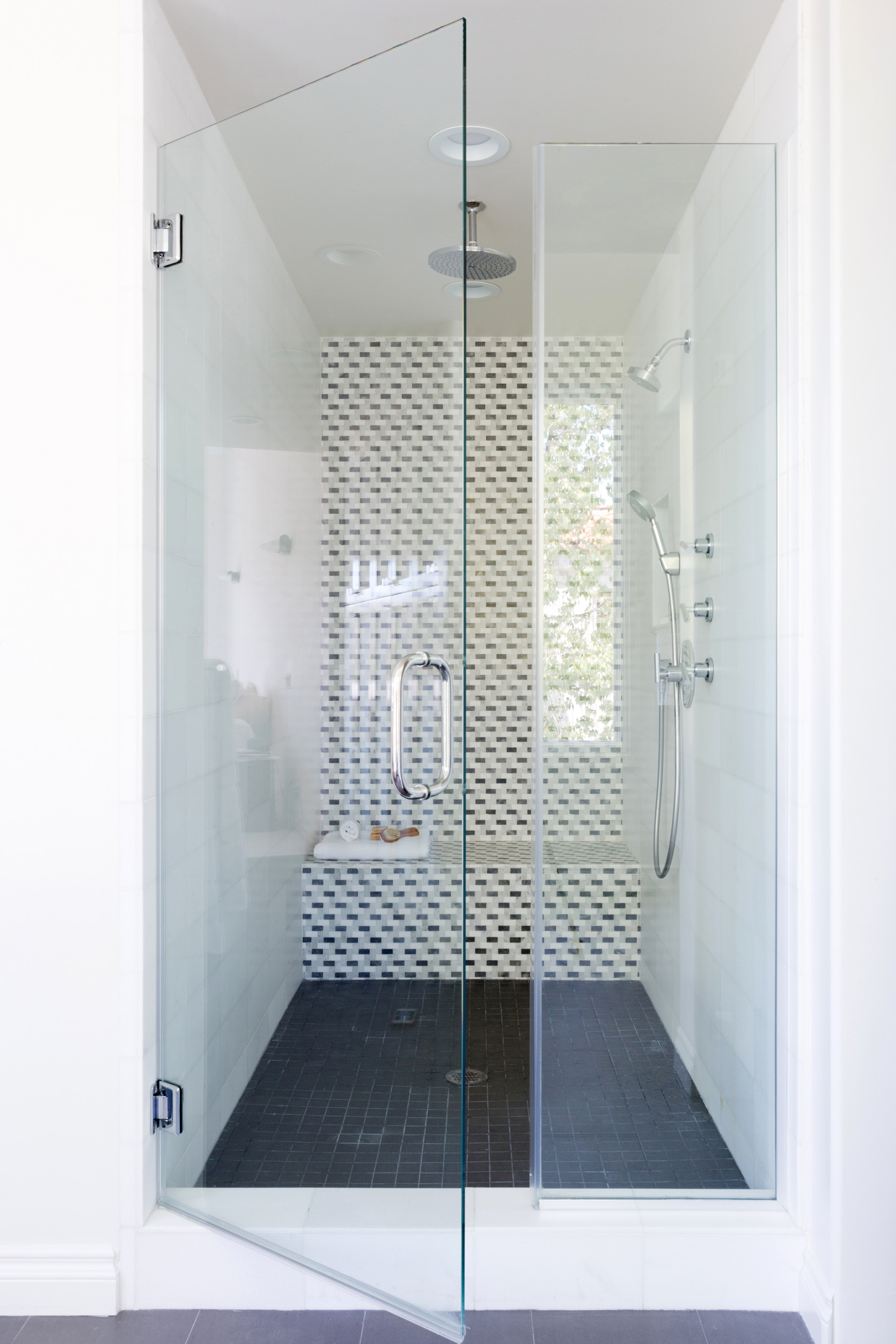 Modern Master Bath los angeles interior design firm