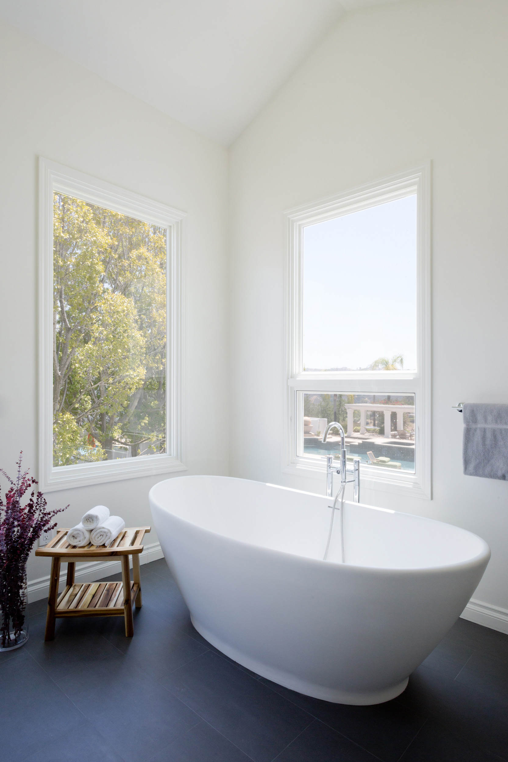 Modern Master Bath los angeles interior design firm