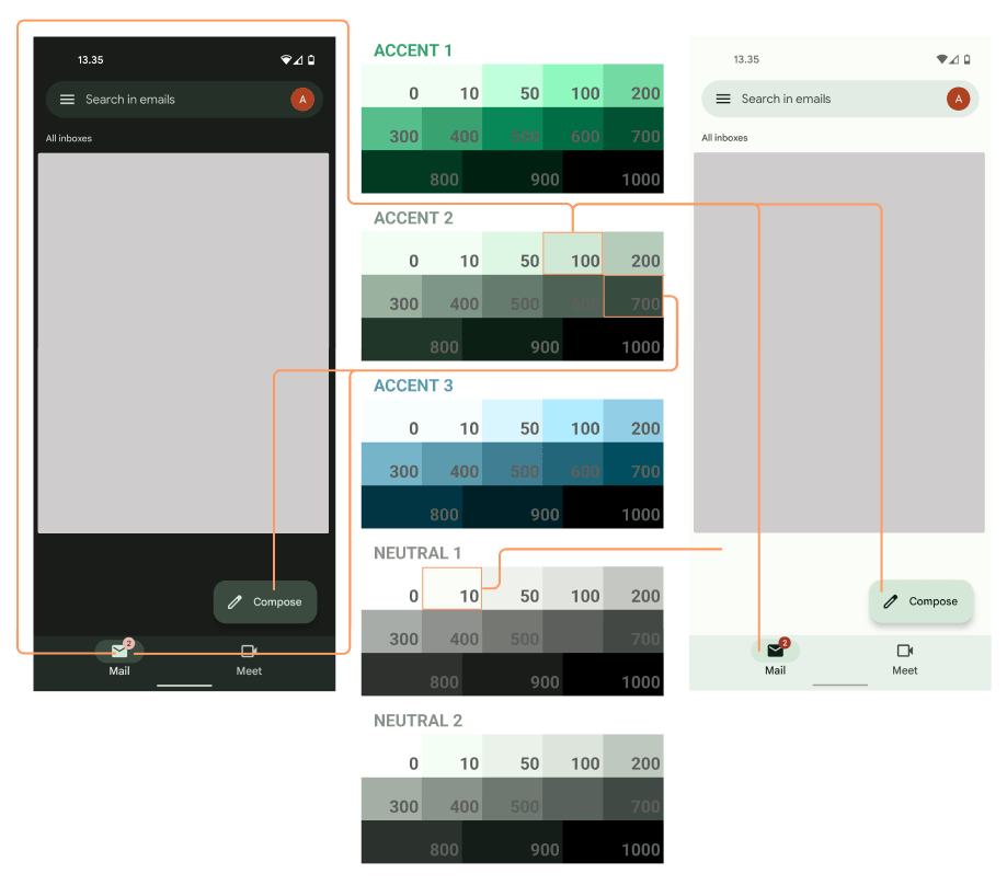 Flutter app with a touch of Material You colors, please · aednlaxer