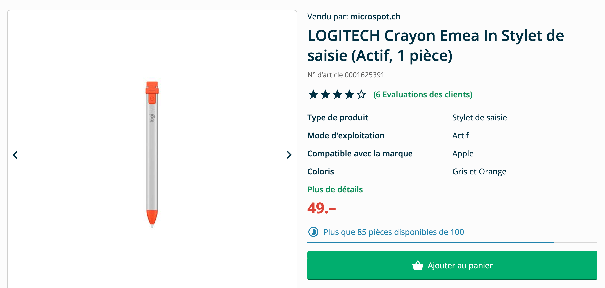 Crayon de Logitech aeemtech
