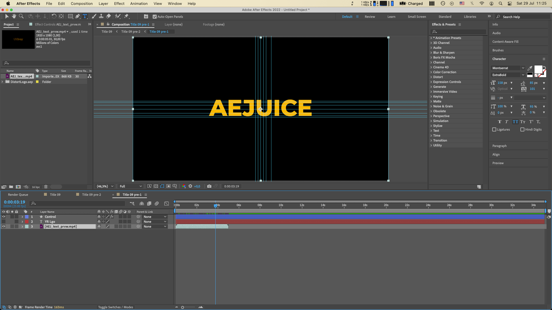 How to use After Effects templates