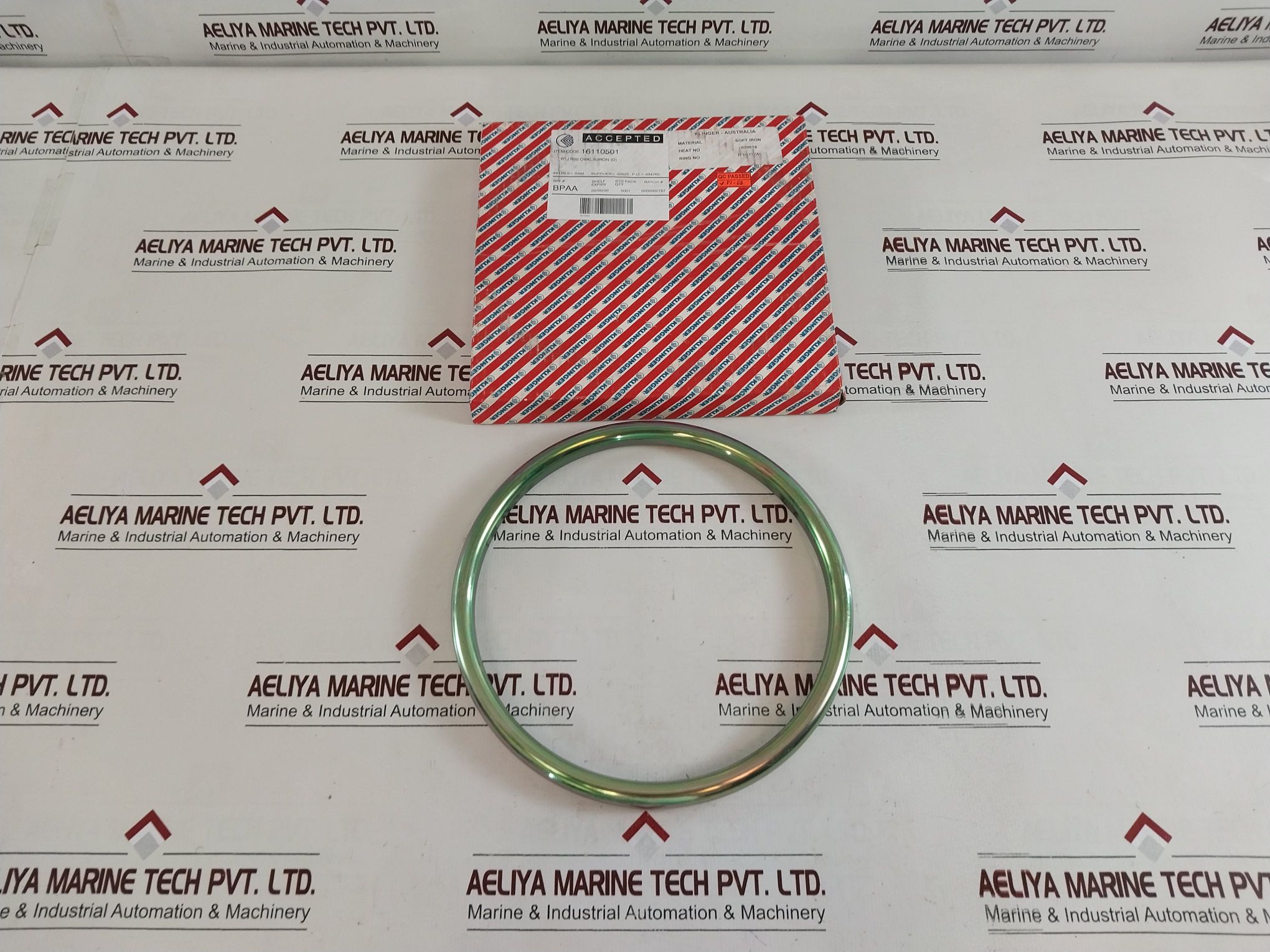 Klinger Rtj R50 Oval Ring Joint Gasket Aeliya Marine