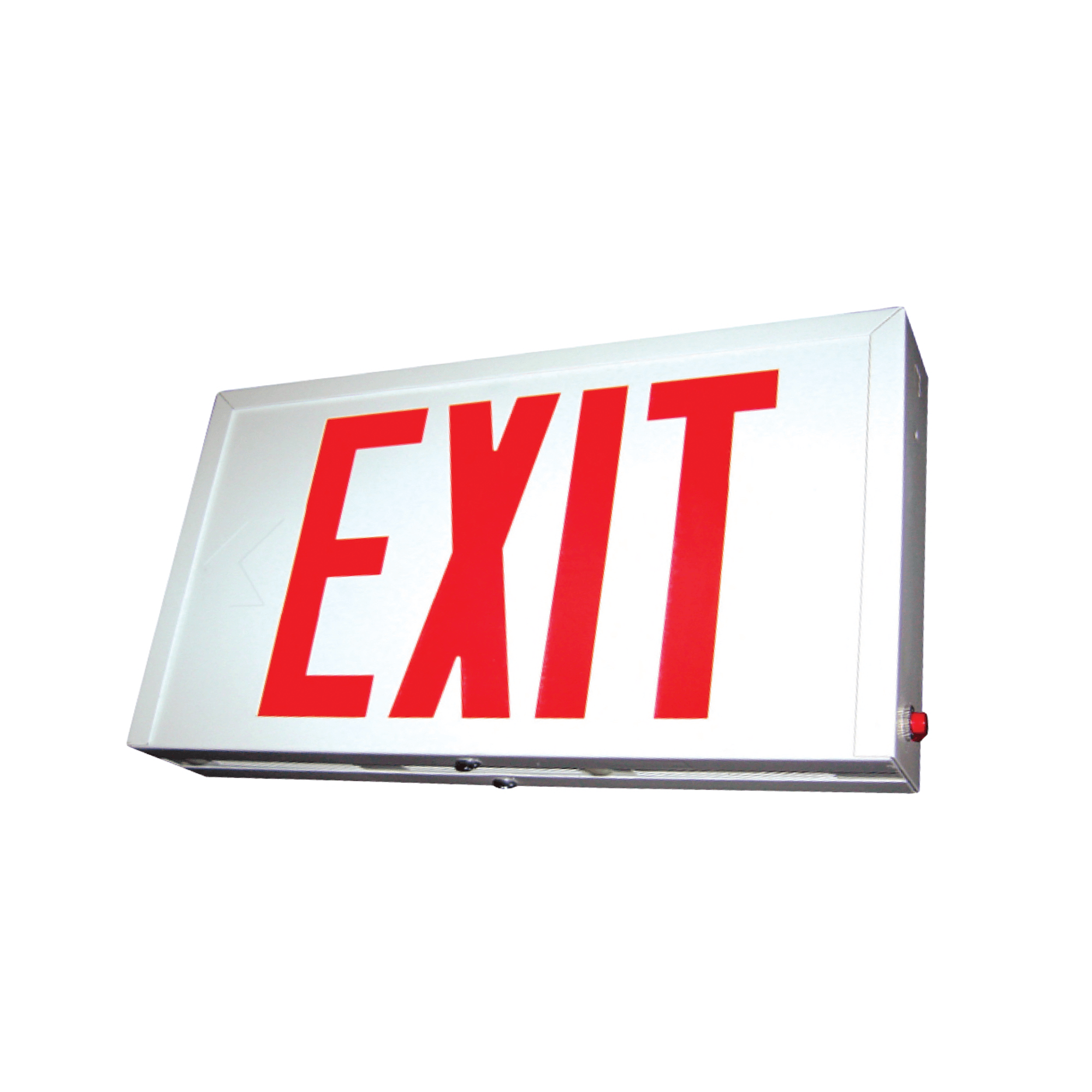 X12U Steel LED Exit Sign Advantage Environmental Lighting