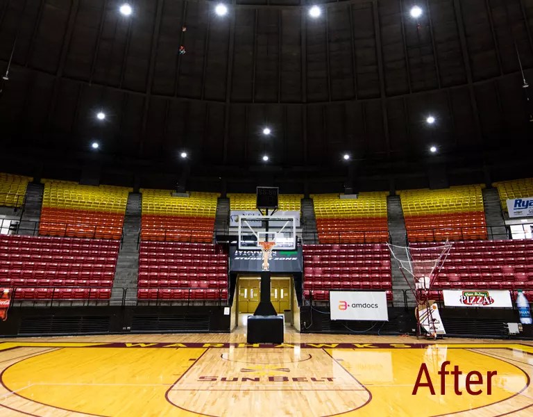 LED Arena Lights LED Lighting Systems for Basketball Arenas