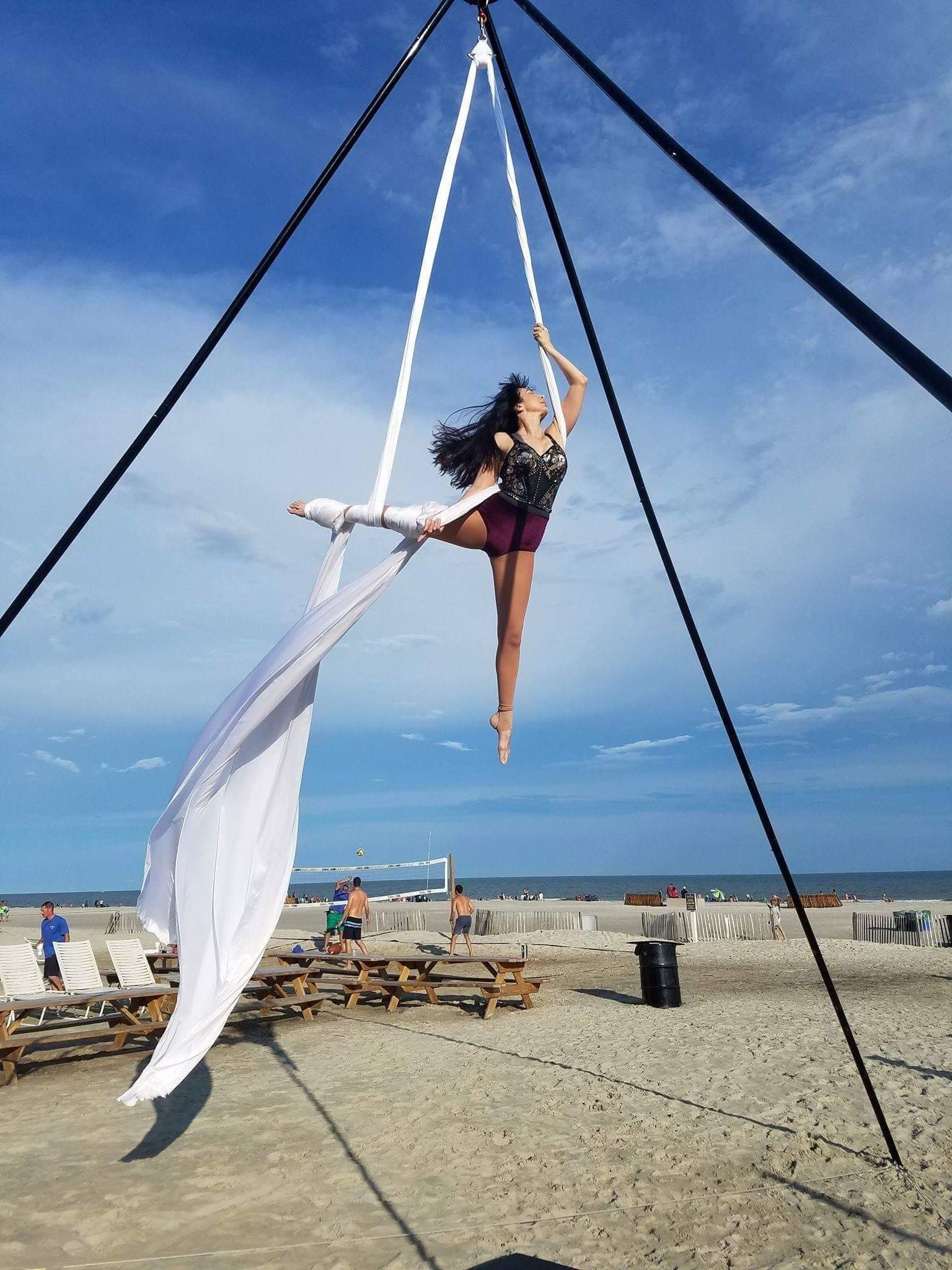 Aerial Silk Lessons, Lyra, Trapeze, Fire Dancing, Event Performances