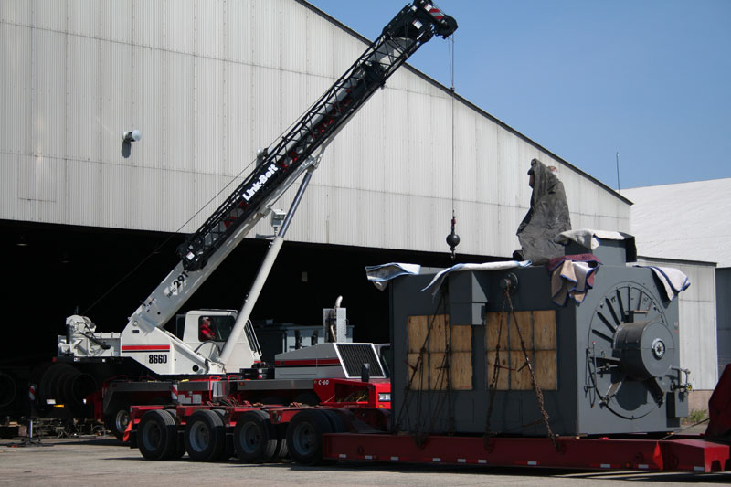 125,000 Pound Generator Loading Aero Crane
