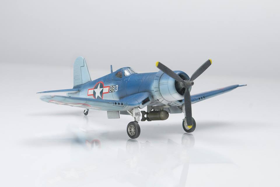 AFV Club Releases Highly Customizable New Tool F4U Corsair Model Kit