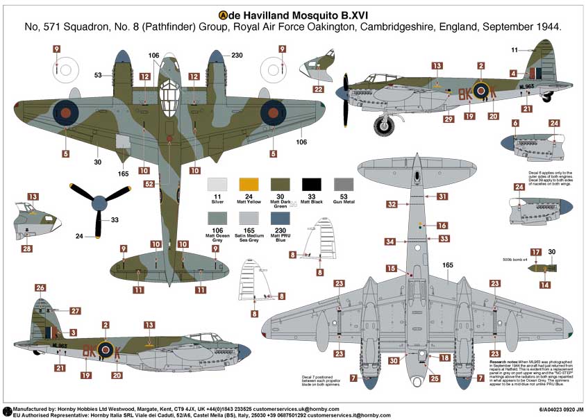 Airfix Releases Renderings, Liveries For New Tool DH Mosquito
