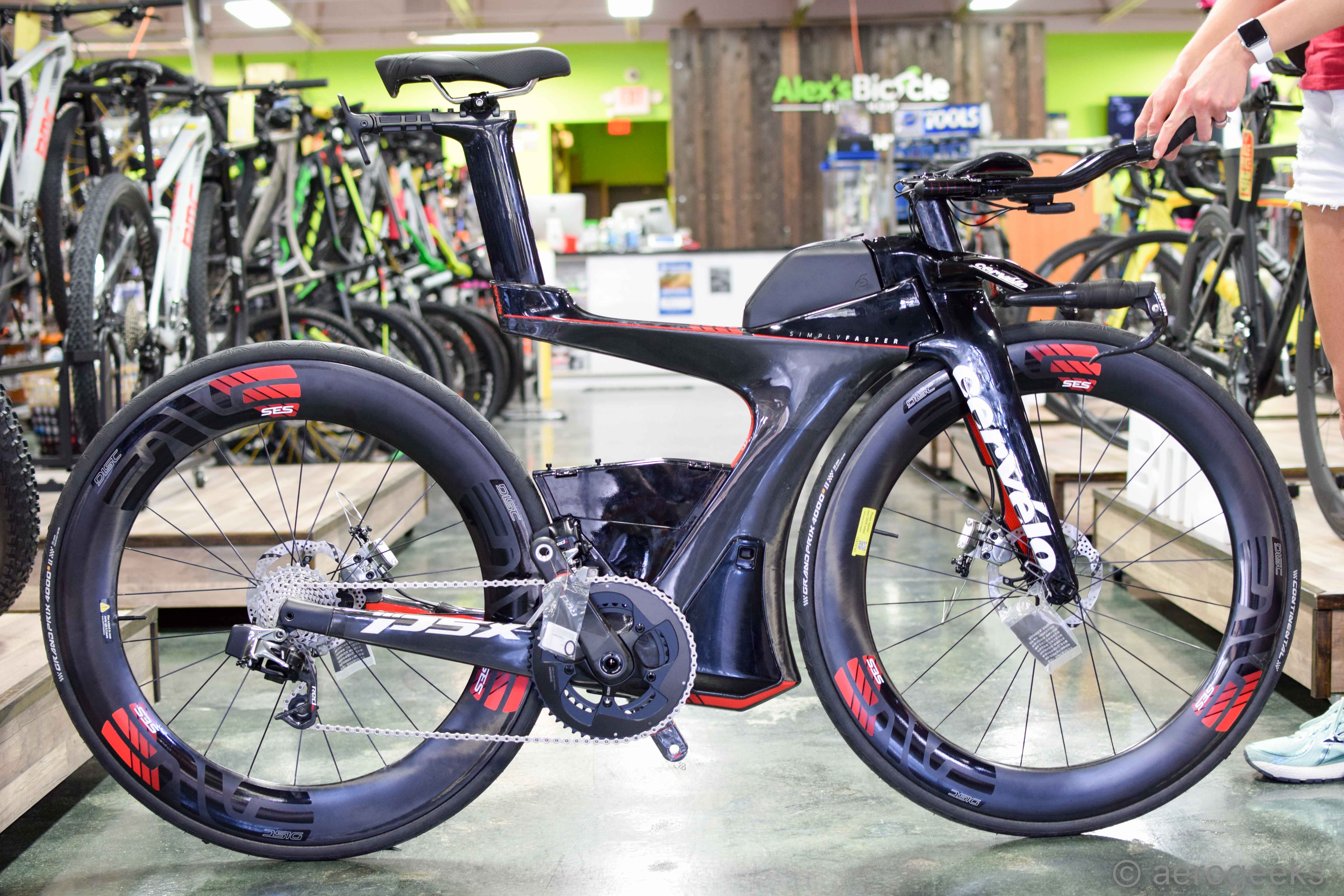 Cervelo P5x and BMC TimeMachine Up Close AeroGeeks