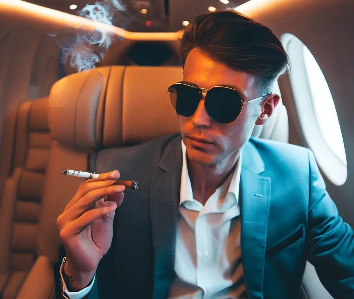 Can you smoke on a Private Jet Can You Light Up in Luxury 1