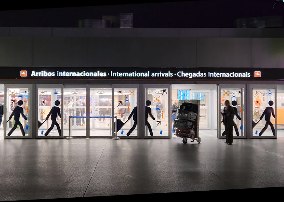 Today's arrivals Buenos Aires Ezeiza airport