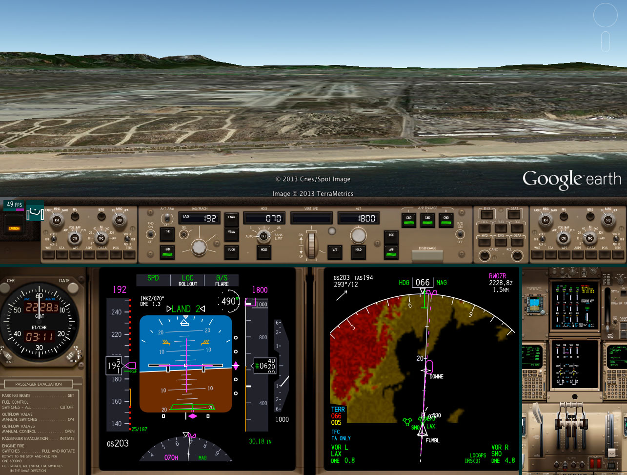 PSX Google Earth tracking