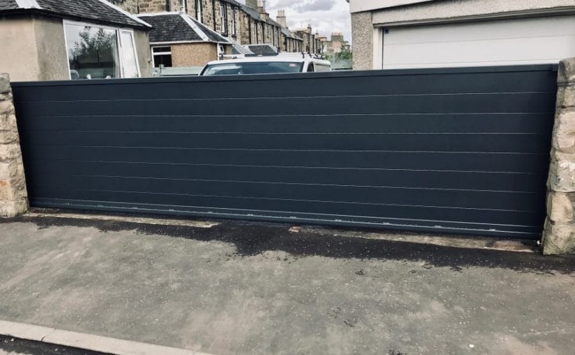New Automatic Sectional Garage Door Edinburgh · AES New Automatic Sectional Garage Door Edinburgh · AES