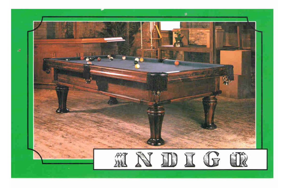 Indigo A.E. Schmidt Billiards