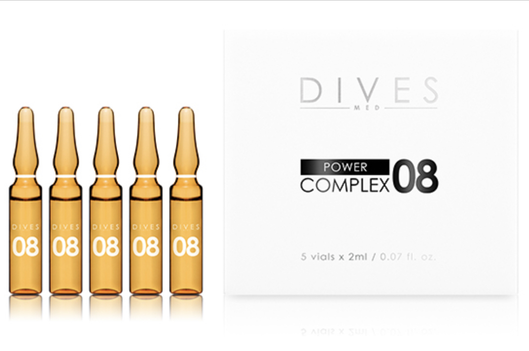 DIVES Med POWER Complex 08 BALANCING AMPOULES FOR OILY SKIN AND