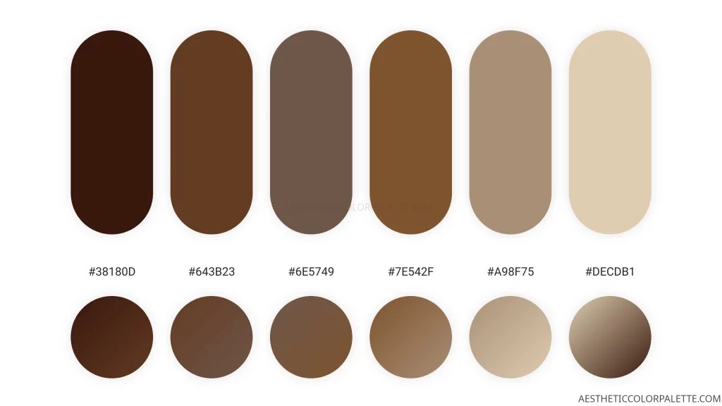 Seashell Colors Aesthetic Color Palette