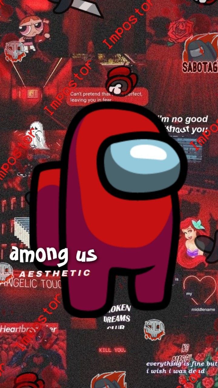 Among US wallpaper Red by MattDurdenDaGoob