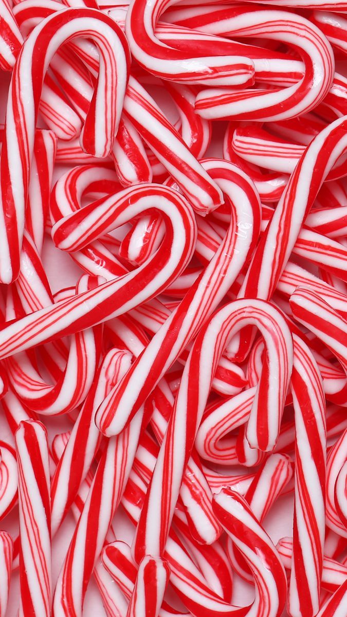 Phone wallpaper Candy Canes. Christmas wallpaper,... by MisterJane