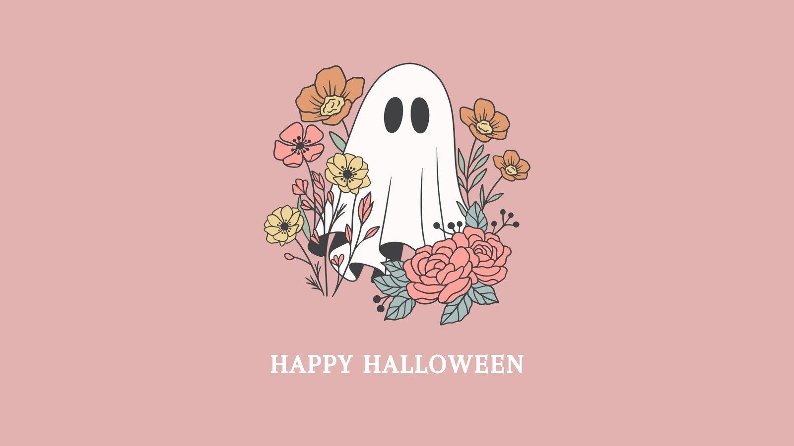 Halloween PC Aesthetic Wallpaper by Throwaway33469806