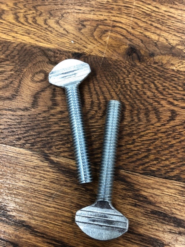 5/1618 Steel Thumb Screw with Spade Head. Available in different