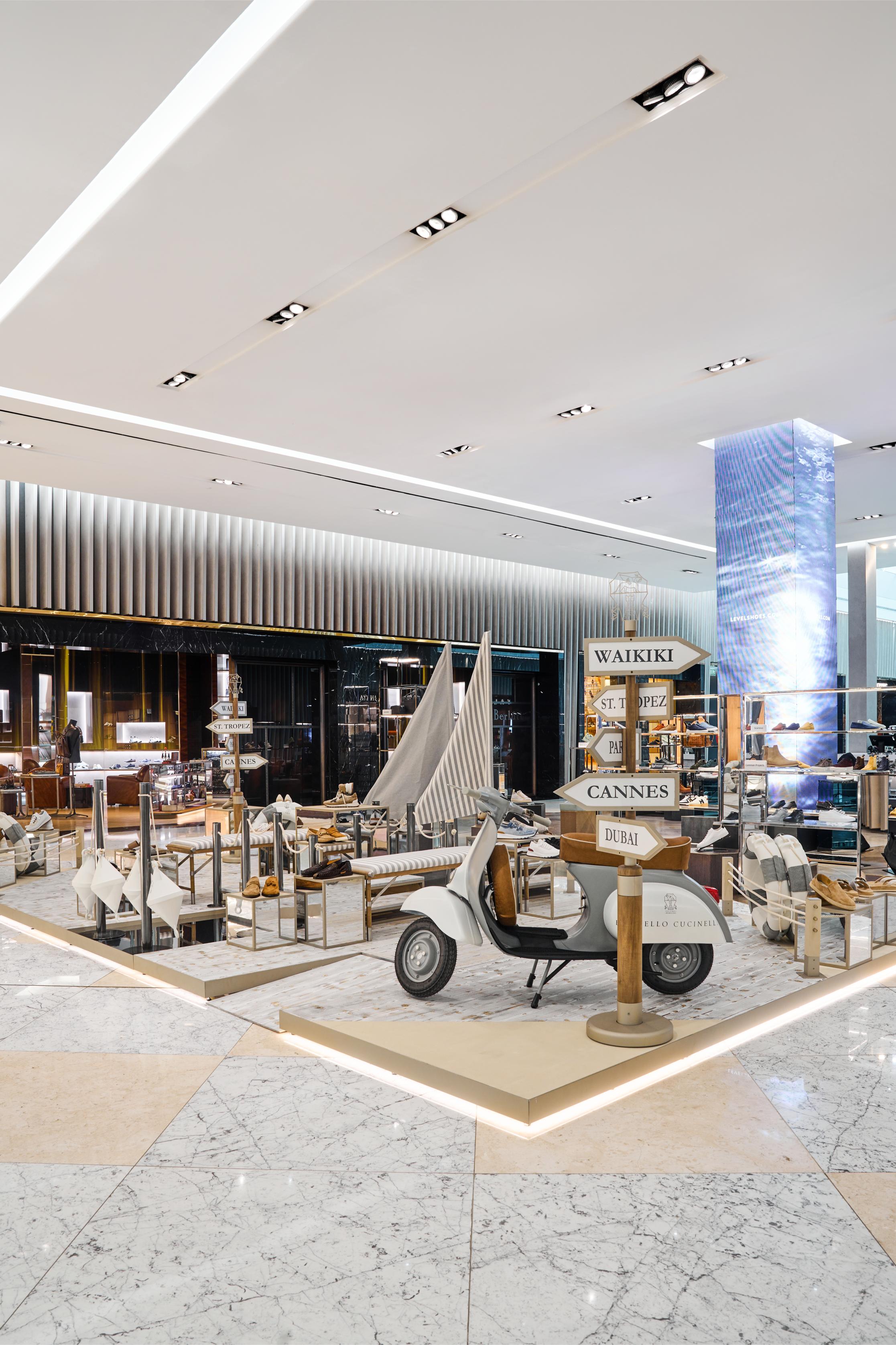 Brunello Cucinelli Unveils A Pop Up With Level Shoes In Dubai Mall A
