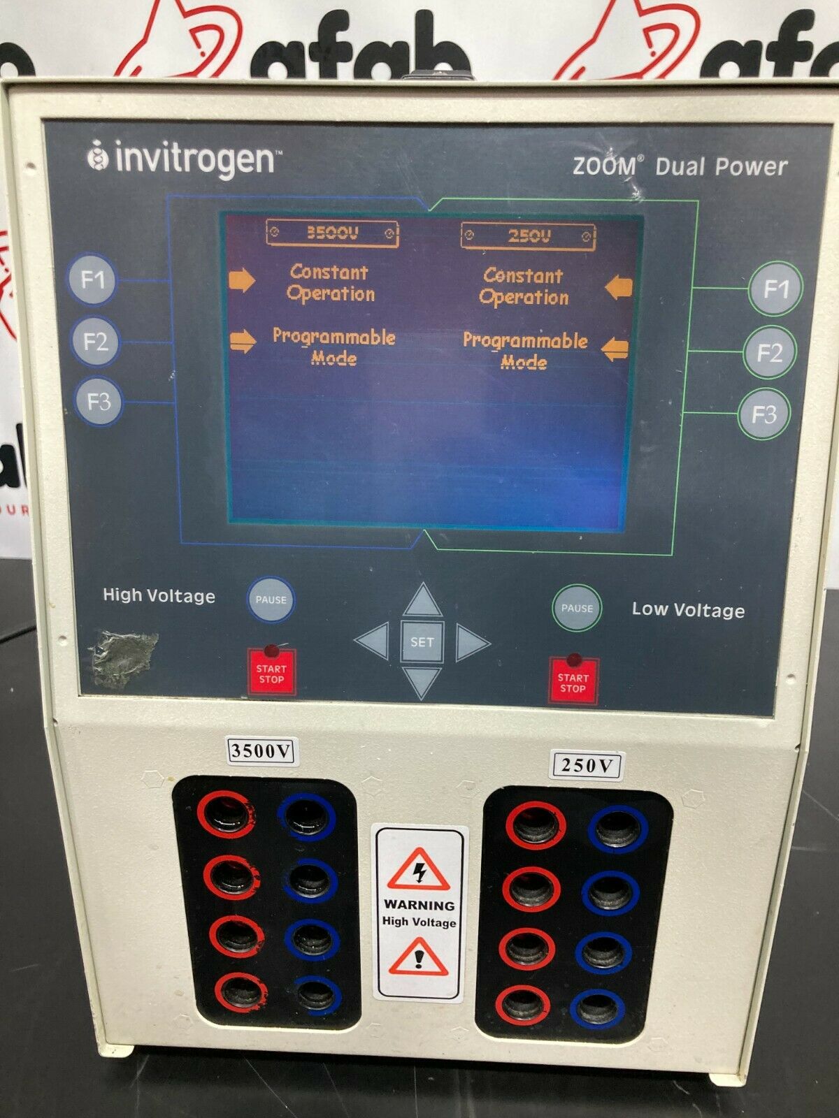 Invitrogen ZOOM Dual Power Supply ZP10001 AFAB Lab Resourc