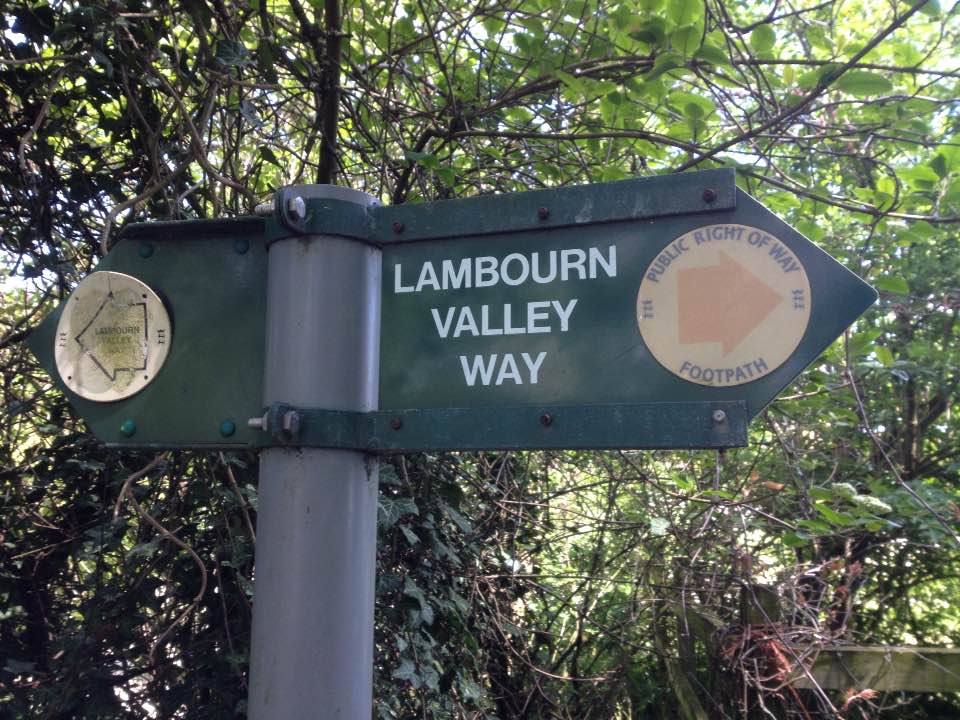 Backpacking the Lambourn Valley Way, Berkshire A family day out