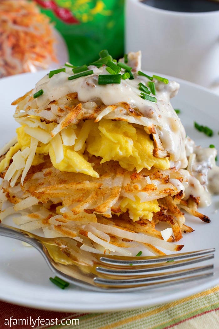 Hash Browns Breakfast Stacks A Family Feast®