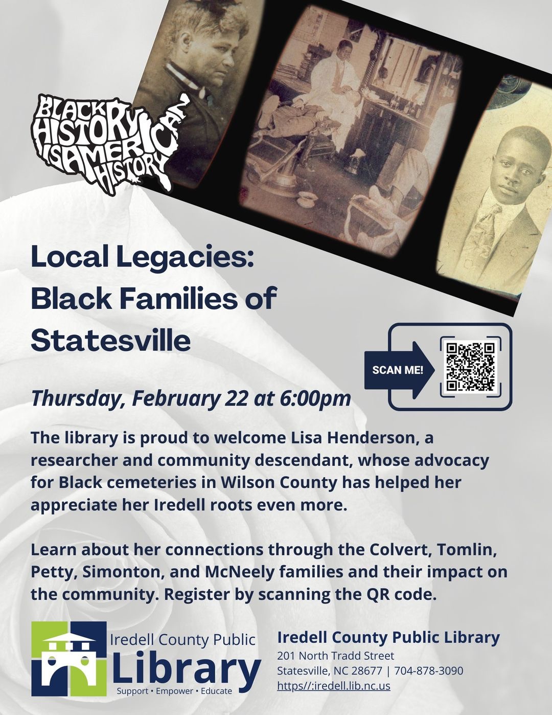 Local Legacies Black Families of Statesville. Black WideAwake