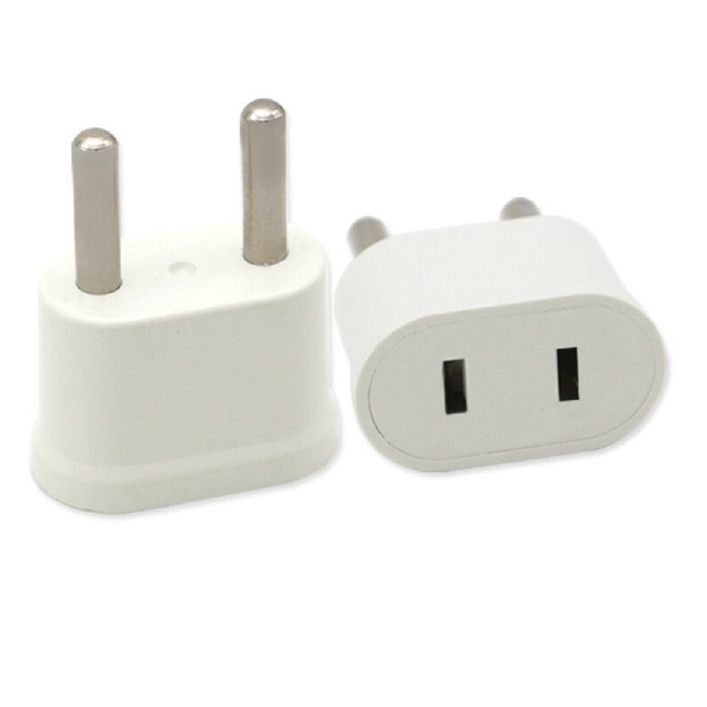 Plug US to EU, AC 4mm Type A to Type C Socket Power Adapter P217