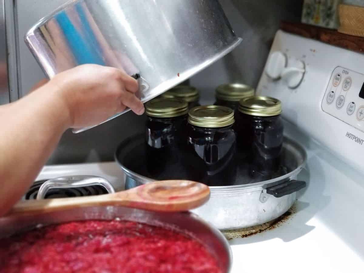 Canning Cherry Juice Concentrate with the Help of a Steam Juicer