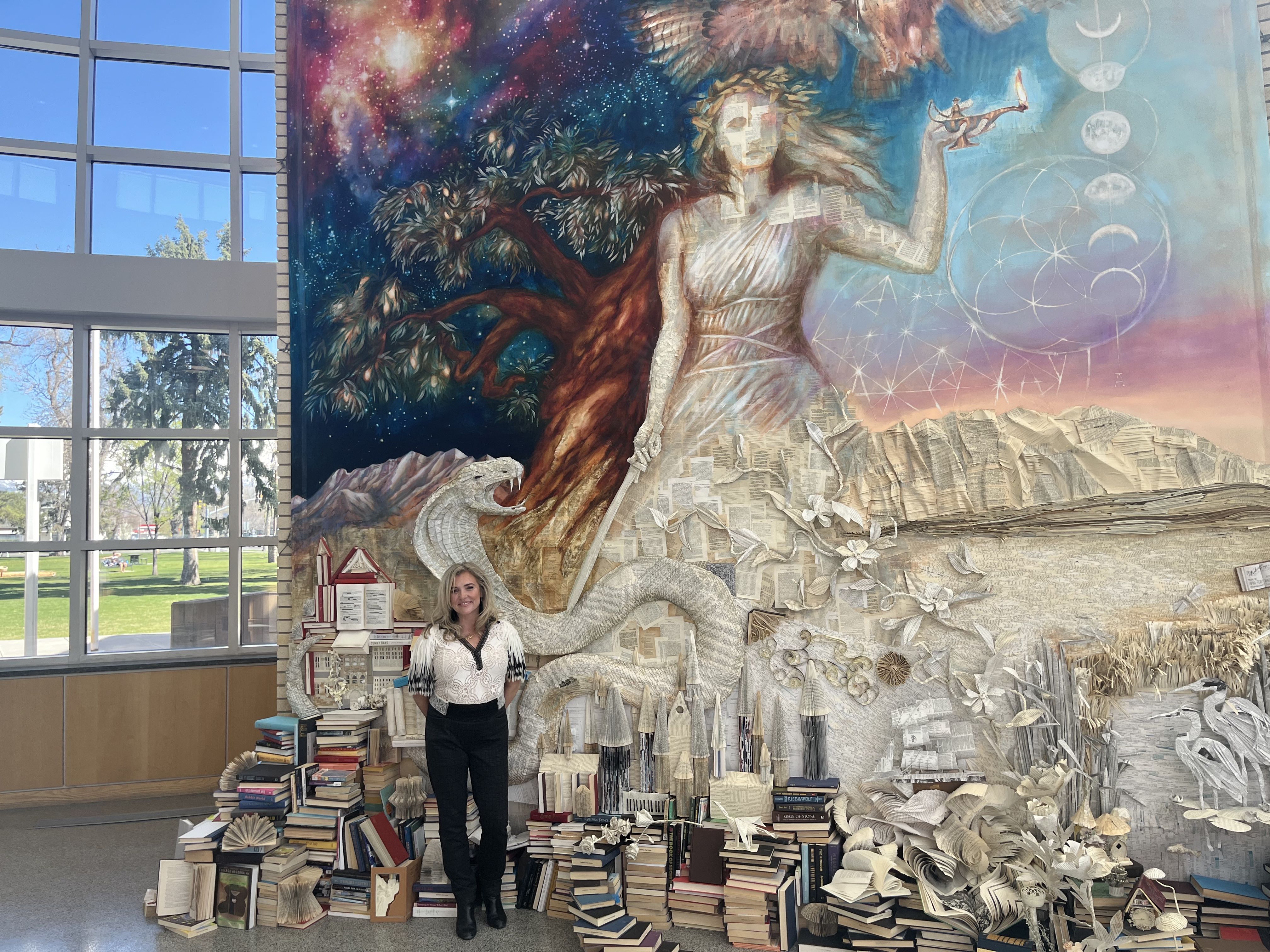Striking mural celebrates American Fork Library's centennial American