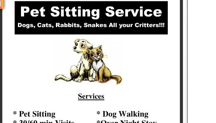 5 Pet Sitting Flyer Templates AF Templates