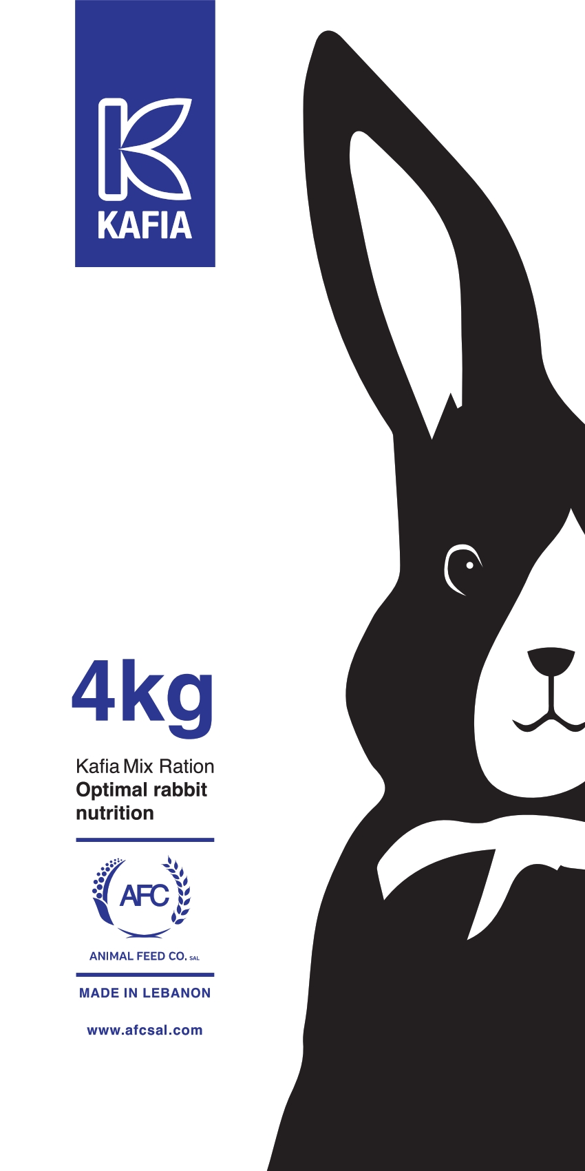 Kafia Mix Ration Optimal Rabbit Nutrition 4KG Animal Feed Company S.A.R.L