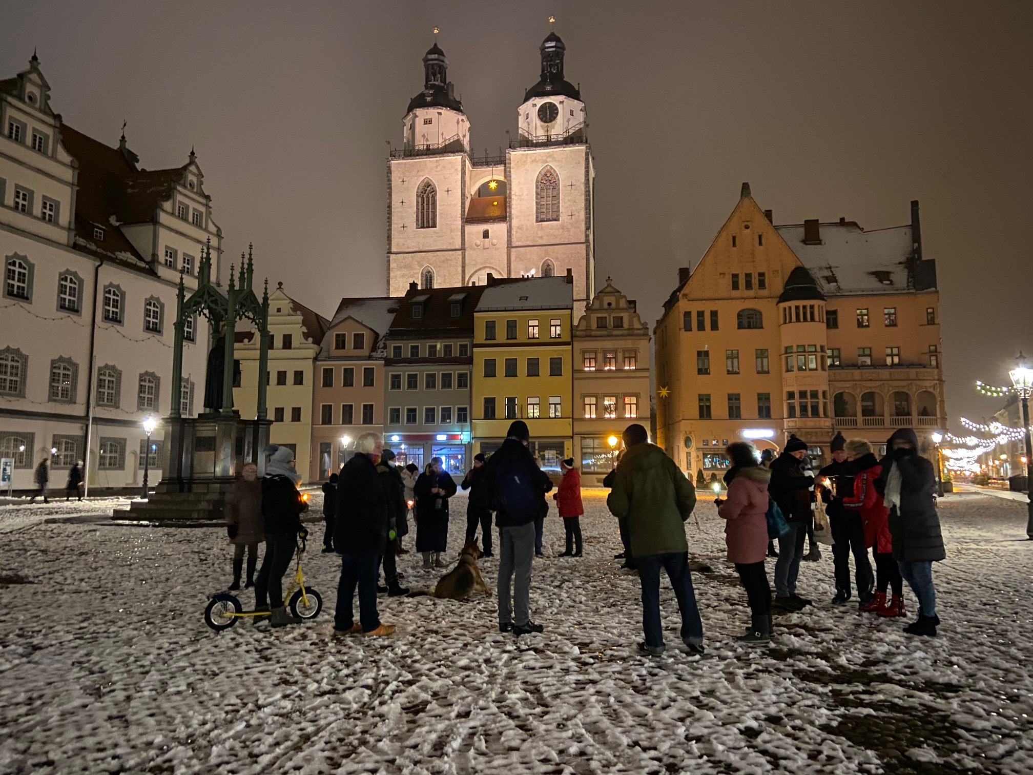 Spaziergang vom 4. Januar 2021 AfD Kreisverband Wittenberg